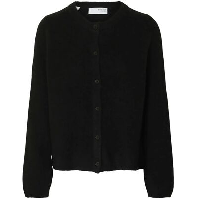 Selected Slflulu New Ls Knit Cardigan Noos XXL Black XXL Selected Slflulu New Ls Knit Cardigan Noos XXL Black XXL