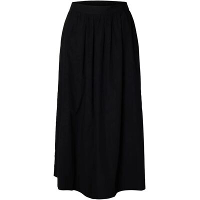 Selected Slwblair Hw Ankle Slit Skirt Noos 40 Black 40 Selected Slwblair Hw Ankle Slit Skirt Noos 40 Black 40