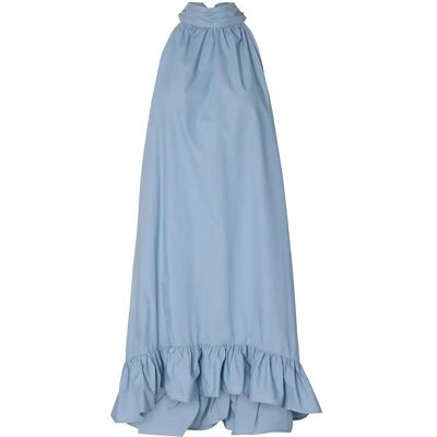Selected Slfdelia Regular Short Halterneck Dress 34 Blue 34 Selected Slfdelia Regular Short Halterneck Dress 34 Blue 34