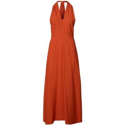 Selected Slflisa Regular Halterneck Dress B 34 Orange 34 Selected Slflisa Regular Halterneck Dress B 34 Orange 34