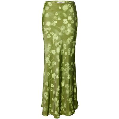 Selected Slfgiona-Lena Hw Ankle Skirt B 40 Khaki 40 Selected Slfgiona-Lena Hw Ankle Skirt B 40 Khaki 40