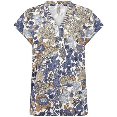 Soyaconcept Sc-Felicity Aop XXL Blue XXL Soyaconcept Sc-Felicity Aop XXL Blue XXL