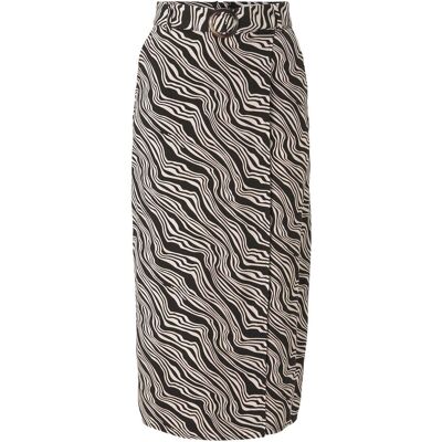 Tom Tailor Skirt With With Wrap Detail 36 Black 36 Tom Tailor Skirt With With Wrap Detail 36 Black 36