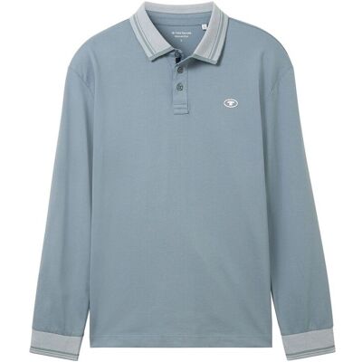 Tom Tailor Polo With Detailed Collar XXL Grey XXL Tom Tailor Polo With Detailed Collar XXL Grey XXL