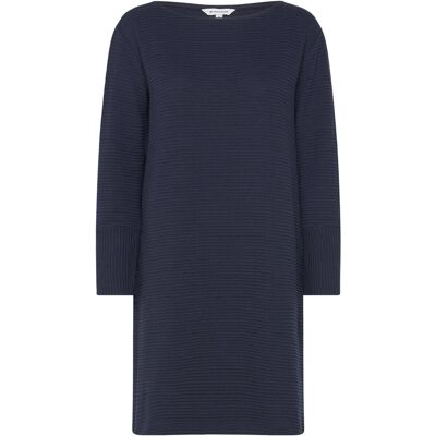 Tom Tailor Structured Jersey Dress 36 Navy 36 Tom Tailor Structured Jersey Dress 36 Navy 36
