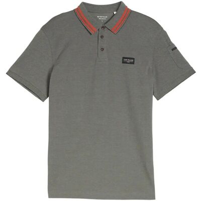 Tom Tailor Detailed Polo XXL Khaki XXL Tom Tailor Detailed Polo XXL Khaki XXL