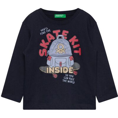 United T-Shirt L/S 104 Navy 104 United T-Shirt L/S 104 Navy 104