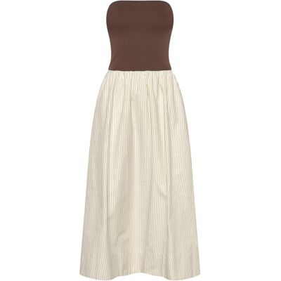 Yasparga Bandeau Long Dress - Pb L Cream L Yasparga Bandeau Long Dress - Pb L Cream L