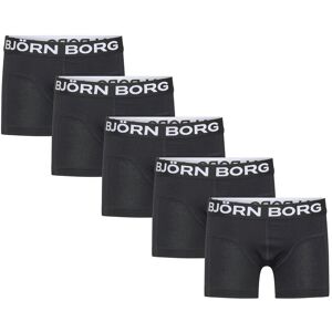 Björn Borg Cotton Stretch Boxer 5P 110-116 Black 110-116 Björn Borg Cotton Stretch Boxer 5P 110-116 Black 110-116