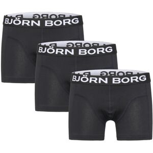Björn Borg Cotton Stretch Boxer 3P 134-140 Grey 134-140 Björn Borg Cotton Stretch Boxer 3P 134-140 Grey 134-140