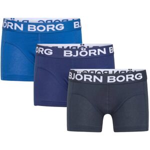 Björn Borg Cotton Stretch Boxer 3P 110-116 Blue 110-116 Björn Borg Cotton Stretch Boxer 3P 110-116 Blue 110-116