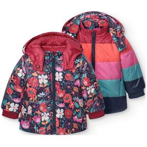 Boboli Reversible Parka Floral For Baby Girl 80 Patterned 80 Boboli Reversible Parka Floral For Baby Girl 80 Patterned 80