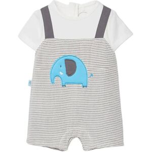 Boboli Knit Play Suit Combined For Baby -Bci 92 White 92 Boboli Knit Play Suit Combined For Baby -Bci 92 White 92