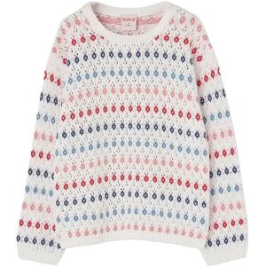 Boboli Knitwear Pullover For Girl -Bci 128 White 128 Boboli Knitwear Pullover For Girl -Bci 128 White 128