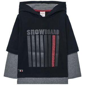 Boboli Knit Hooded T-Shirt 92 Black 92 Boboli Knit Hooded T-Shirt 92 Black 92