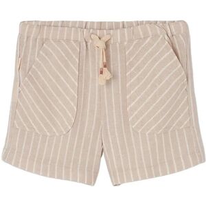 Boboli Linen Bermuda Shorts Striped For Girl 98 Beige 98 Boboli Linen Bermuda Shorts Striped For Girl 98 Beige 98