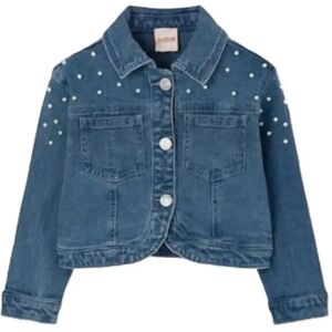 Boboli Denim Jacket Stretch For Girl -Bci 104 Blue 104 Boboli Denim Jacket Stretch For Girl -Bci 104 Blue 104