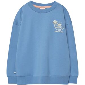 Boboli Fleece Sweatshirt For Boy -Bci 128 Blue 128 Boboli Fleece Sweatshirt For Boy -Bci 128 Blue 128