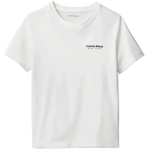 Calvin Minimal Logo S/S T-Shirt 140 White 140 Calvin Minimal Logo S/S T-Shirt 140 White 140