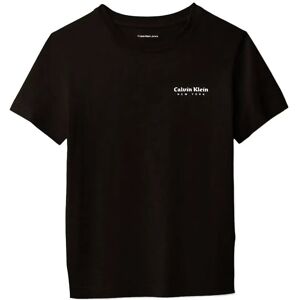 Calvin Minimal Logo S/S T-Shirt 128 Black 128 Calvin Minimal Logo S/S T-Shirt 128 Black 128