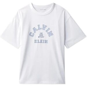Calvin Varsity Graphic T-Shirt S/S 140 White 140 Calvin Varsity Graphic T-Shirt S/S 140 White 140