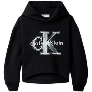Calvin Festive Graphic Fleece Hoodie 164 Black 164 Calvin Festive Graphic Fleece Hoodie 164 Black 164