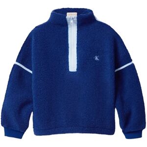 Calvin Teddy Half Zip Sweatshirt 164 Blue 164 Calvin Teddy Half Zip Sweatshirt 164 Blue 164