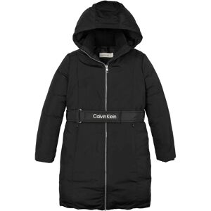 Calvin Classic Belted Coat 170 Black 170 Calvin Classic Belted Coat 170 Black 170