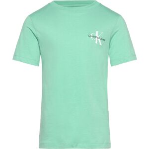 Calvin Chest Monogram T-Shirt 140 Green 140 Calvin Chest Monogram T-Shirt 140 Green 140