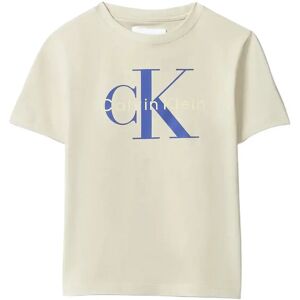 Calvin Ck Mono Logo Ss T-Shirt 116 Beige 116 Calvin Ck Mono Logo Ss T-Shirt 116 Beige 116