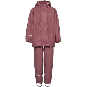 CeLaVi Basic Rainwear Set -Solid Pu 116-122 Brown 116-122 CeLaVi Basic Rainwear Set -Solid Pu 116-122 Brown 116-122