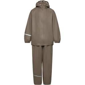 CeLaVi Basic Rainwear Set -Pu 116-122 Brown 116-122 CeLaVi Basic Rainwear Set -Pu 116-122 Brown 116-122