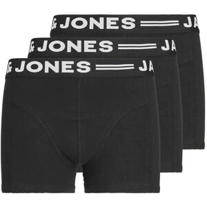 Jack & Jones Sense Trunks 3-Pack Noos Jnr 128 Black 128 Jack & Jones Sense Trunks 3-Pack Noos Jnr 128 Black 128