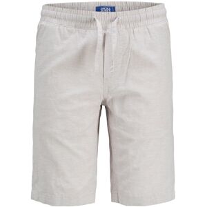 Jack & Jones Junior - Shorts - Linblanding - Grå - Shortsit Jack & Jones Junior - Shorts - Linblanding - Grå - Shortsit