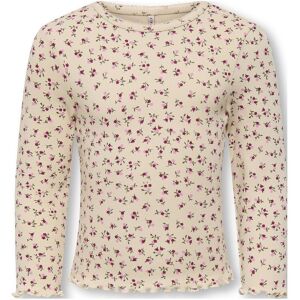 Kids Only Kmgtrinny Aop Ls O-Nck Top Jrs Noos 122 Cream 122 Kids Only Kmgtrinny Aop Ls O-Nck Top Jrs Noos 122 Cream 122