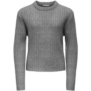 Kids Only Kogjeanett Life Ls Rib O-Neck Cp Knt 158-164 Grey 158-164 Kids Only Kogjeanett Life Ls Rib O-Neck Cp Knt 158-164 Grey 158-164