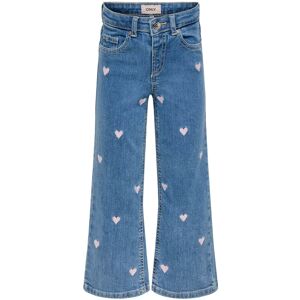Kids Only Kmgjuicy Wide Leg Heart Emb Jeans Noos 98 Blue 98 Kids Only Kmgjuicy Wide Leg Heart Emb Jeans Noos 98 Blue 98