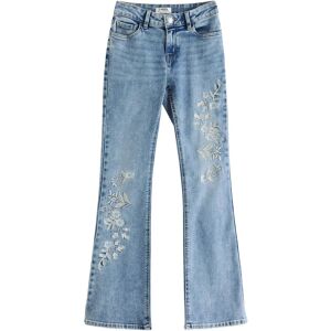 Lindex Freja Flared Leg Jeans With Embroidery 146 Blue 146 Lindex Freja Flared Leg Jeans With Embroidery 146 Blue 146
