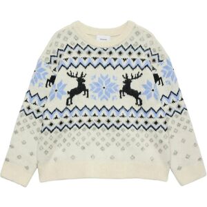 Vero Moda Girl Vmsantanordic Ls O-Neck Pull. Xmas Girl 134/140 Cream 134/140 Vero Moda Girl Vmsantanordic Ls O-Neck Pull. Xmas Girl 134/140 Cream 134/140