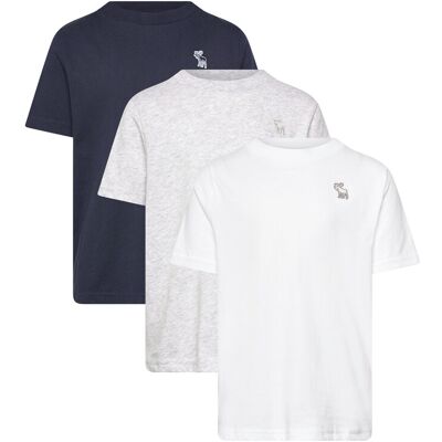 Abercrombie Kids 3T-3Pk Ss Tee 128/132 Navy 128/132 Abercrombie Kids 3T-3Pk Ss Tee 128/132 Navy 128/132