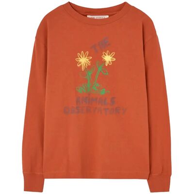 THE ANIMALS OBSERVATORY Flowers Red Dof Lonf Sleeve T-Shirt 6 Y Orange 6 Y THE ANIMALS OBSERVATORY Flowers Red Dof Lonf Sleeve T-Shirt 6 Y Orange 6 Y