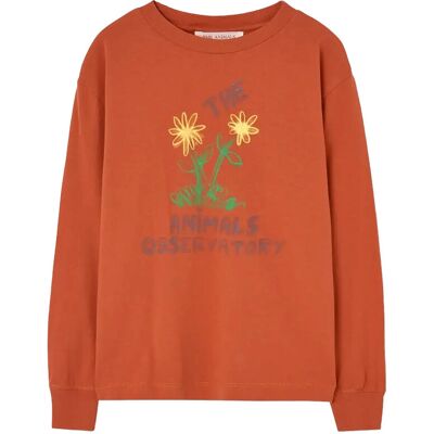 THE ANIMALS OBSERVATORY Flowers Red Dof Lonf Sleeve T-Shirt 8 Y Orange 8 Y THE ANIMALS OBSERVATORY Flowers Red Dof Lonf Sleeve T-Shirt 8 Y Orange 8 Y