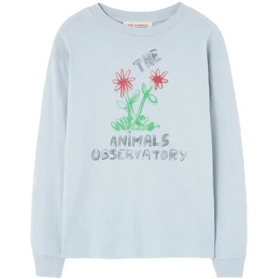 THE ANIMALS OBSERVATORY Flowers Blue Dof Lonf Sleeve T-Shirt 10 Y Blue 10 Y THE ANIMALS OBSERVATORY Flowers Blue Dof Lonf Sleeve T-Shirt 10 Y Blue 10 Y