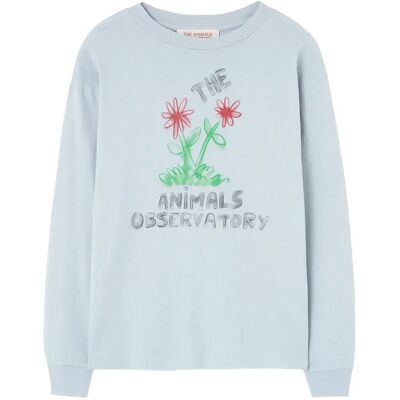 THE ANIMALS OBSERVATORY Flowers Blue Dof Lonf Sleeve T-Shirt 12 Y Blue 12 Y THE ANIMALS OBSERVATORY Flowers Blue Dof Lonf Sleeve T-Shirt 12 Y Blue 12 Y