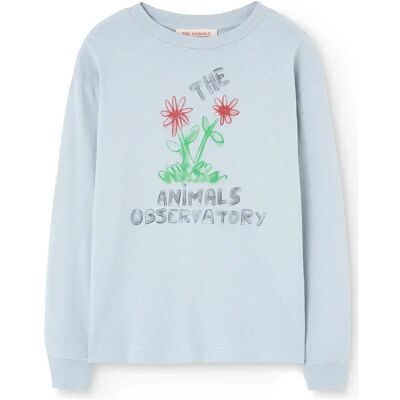 THE ANIMALS OBSERVATORY Flowers Blue Dof Lonf Sleeve T-Shirt 6 Y Blue 6 Y THE ANIMALS OBSERVATORY Flowers Blue Dof Lonf Sleeve T-Shirt 6 Y Blue 6 Y
