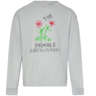 THE ANIMALS OBSERVATORY Flowers Blue Dof Lonf Sleeve T-Shirt 8 Y Grey 8 Y THE ANIMALS OBSERVATORY Flowers Blue Dof Lonf Sleeve T-Shirt 8 Y Grey 8 Y