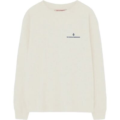 THE ANIMALS OBSERVATORY Raw White Aries Lonf Sleeve T-Shirt 6 Y Cream 6 Y THE ANIMALS OBSERVATORY Raw White Aries Lonf Sleeve T-Shirt 6 Y Cream 6 Y