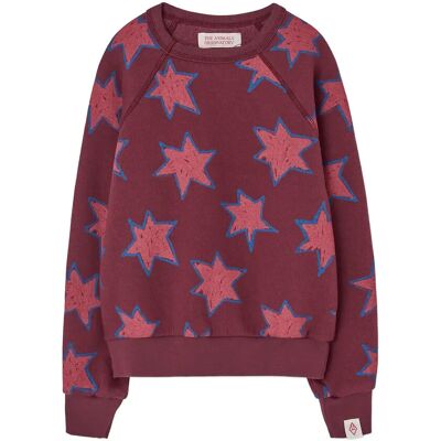 THE ANIMALS OBSERVATORY Stars Shark Sweatshirt 6 Y Burgundy 6 Y THE ANIMALS OBSERVATORY Stars Shark Sweatshirt 6 Y Burgundy 6 Y