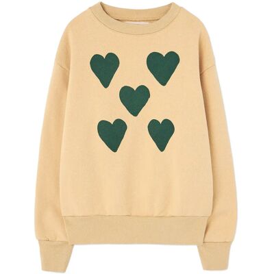 THE ANIMALS OBSERVATORY Hearts Soft Brown Bear Sweatshirt 10 Y Beige 10 Y THE ANIMALS OBSERVATORY Hearts Soft Brown Bear Sweatshirt 10 Y Beige 10 Y