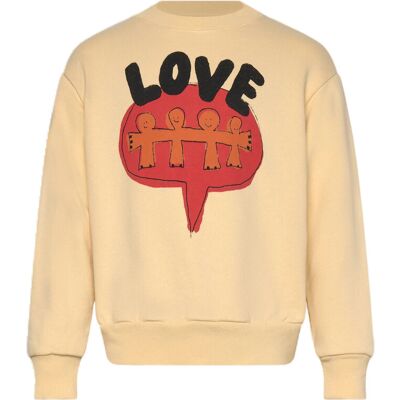 THE ANIMALS OBSERVATORY Hearts Soft Brown Bear Sweatshirt 8 Y Cream 8 Y THE ANIMALS OBSERVATORY Hearts Soft Brown Bear Sweatshirt 8 Y Cream 8 Y